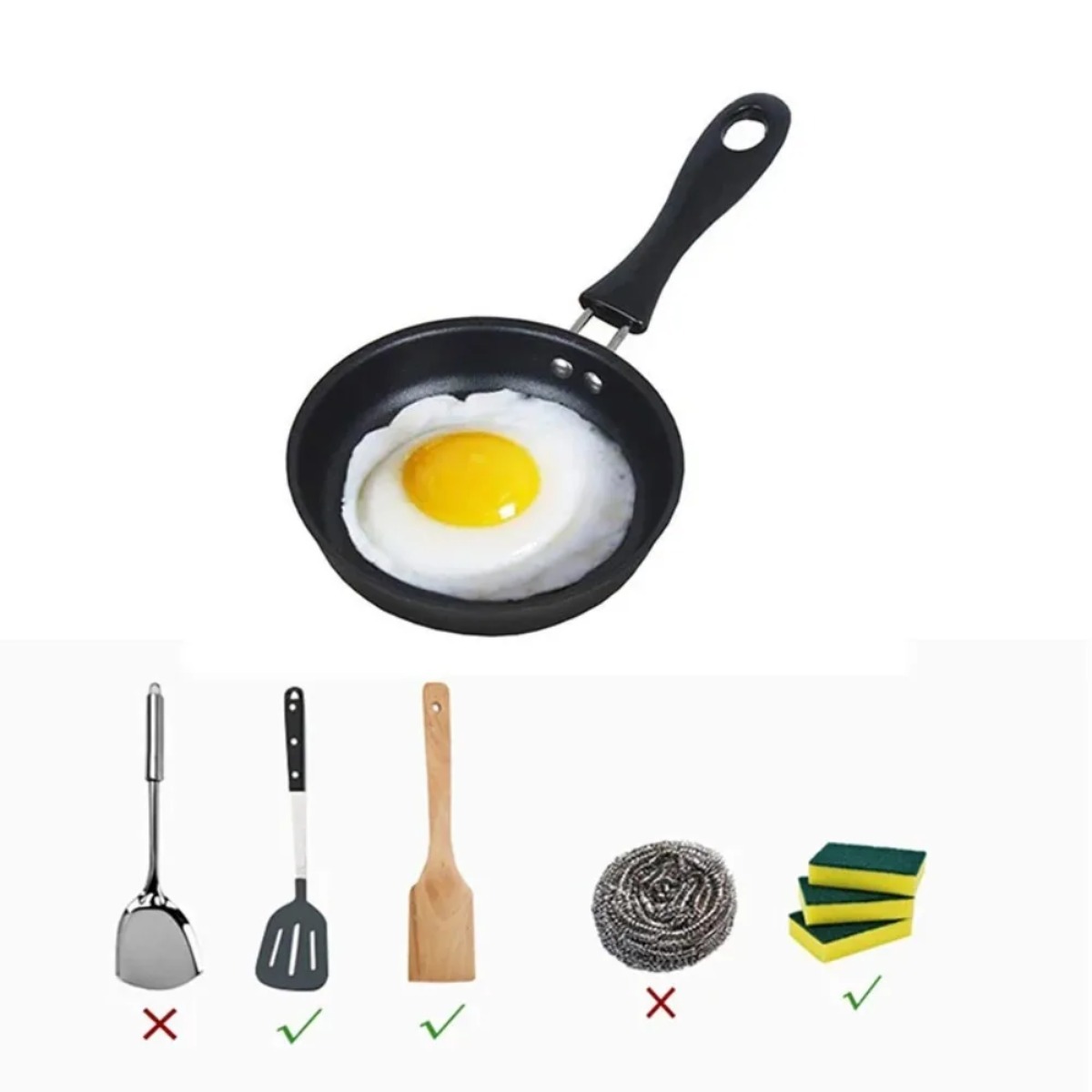 Мини-сковорода с ручкой, порта – обзор и цена Mini Pancake Griddle