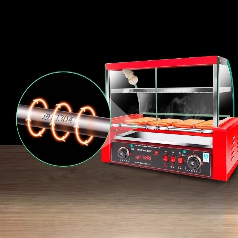 Коммерческая 7-трубная машина  – обзор и цена Hot Dog Press